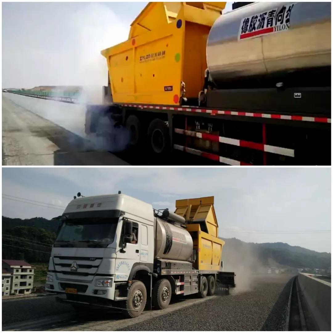 同步碎石封层车​由哪些部分组成？